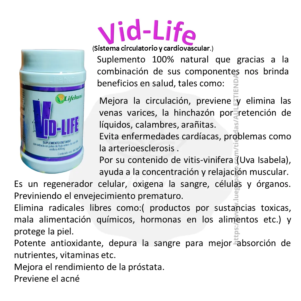 Vid-Life Cuida Tu Corazón Y Mejora Tu Circulación LIFEHUNI